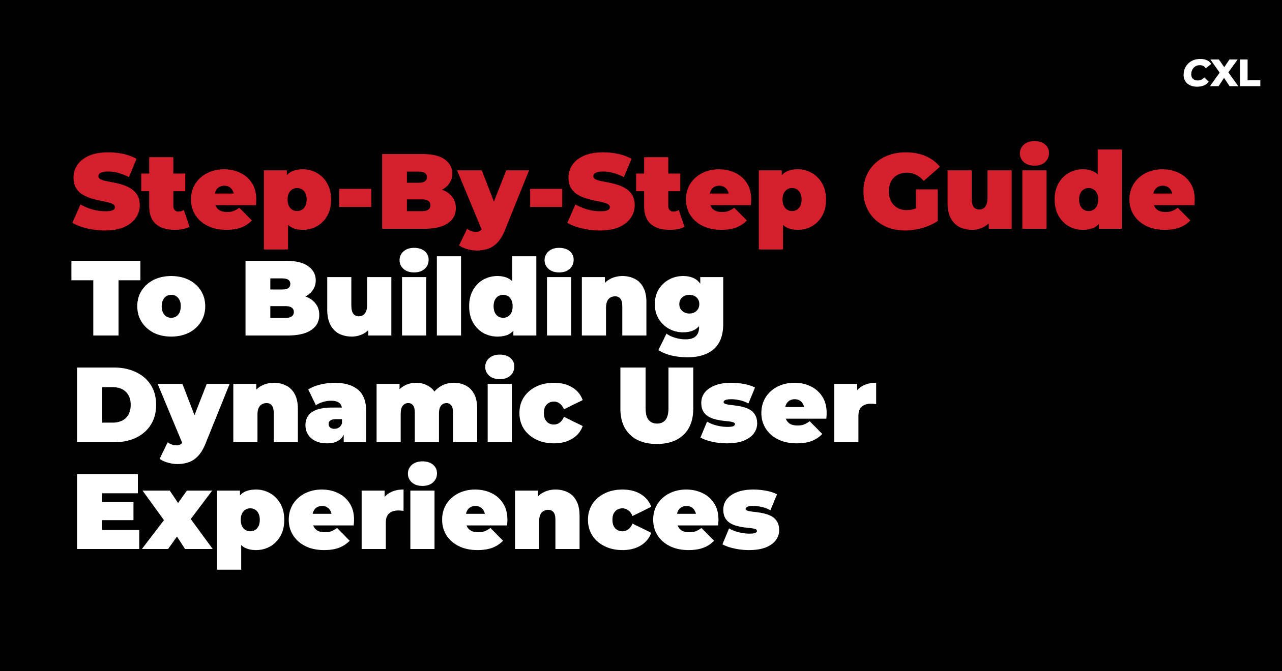 A framework for creating dynamic user experiences + code examples (16 minute read)