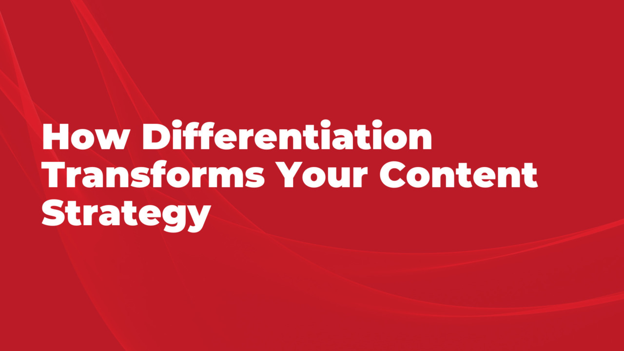 B2B content differentation