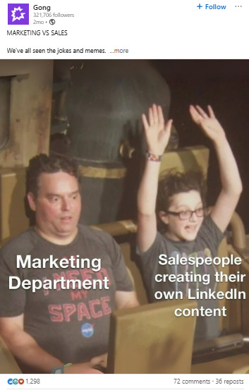 Gong GIF carousel post