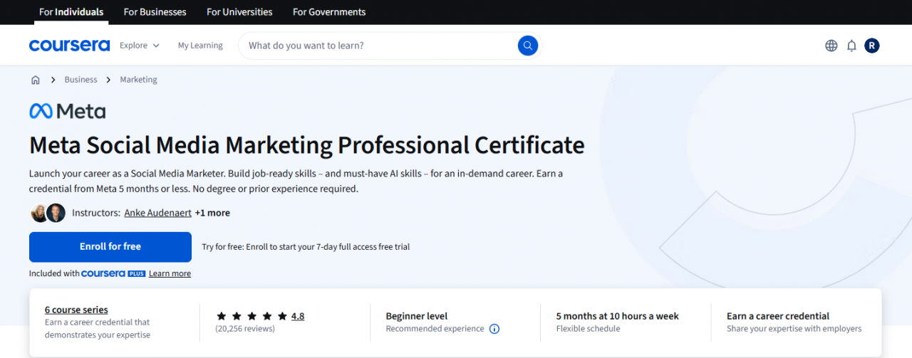 Best Social Media Marketing Courses for Marketers in 2026