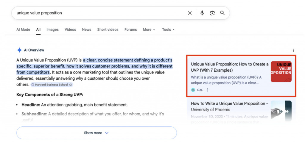 manual query citation check in Google